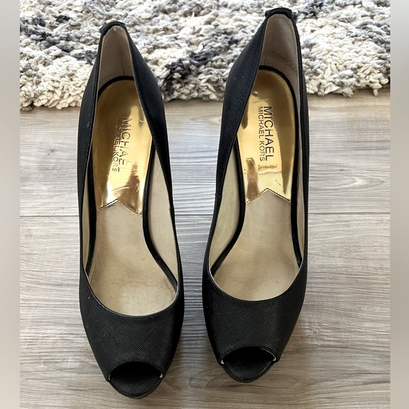 Michael Kors Black Platform Stiletto Heels Size 8.5 - Picture 1 of 9